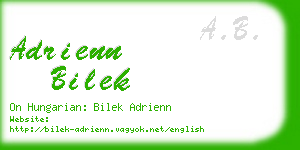 adrienn bilek business card